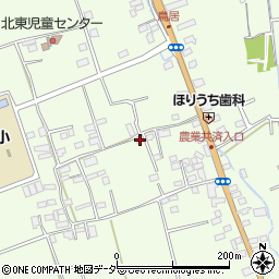 山梨県韮崎市藤井町駒井2461-2周辺の地図