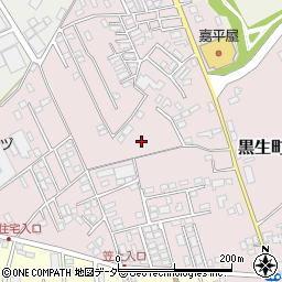 千葉県銚子市黒生町周辺の地図