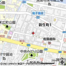 千葉県銚子市新生町1丁目54-10周辺の地図