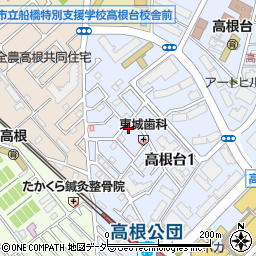 ＪＰ船橋第２周辺の地図