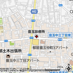 豊玉診療所周辺の地図