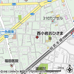 東京都江戸川区西小岩1丁目18-8周辺の地図