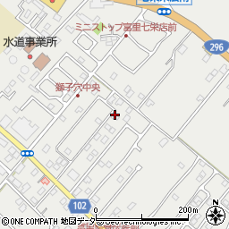 千葉県富里市七栄724-20周辺の地図