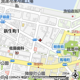 千葉県銚子市新生町1丁目42-16周辺の地図