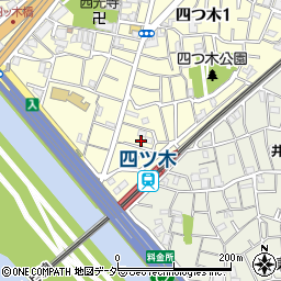 東京都葛飾区四つ木1丁目14-19周辺の地図