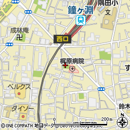 隅田西児童遊園周辺の地図