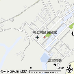 千葉県富里市七栄93-38周辺の地図