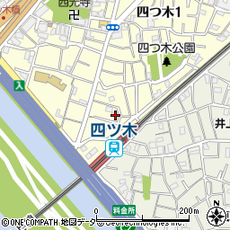 東京都葛飾区四つ木1丁目14-17周辺の地図