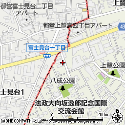 東京都中野区上鷺宮5丁目30周辺の地図