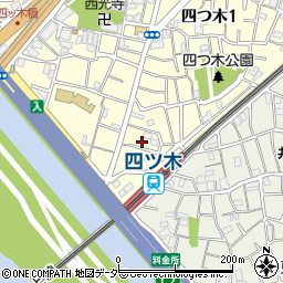 東京都葛飾区四つ木1丁目14-20周辺の地図