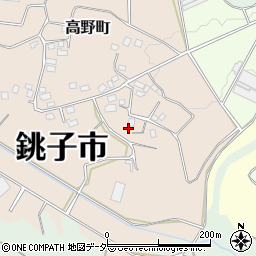 千葉県銚子市高野町53周辺の地図