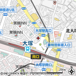 ガイア大塚北口店周辺の地図