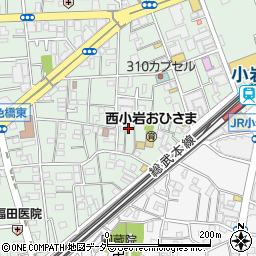 東京都江戸川区西小岩1丁目19-9周辺の地図
