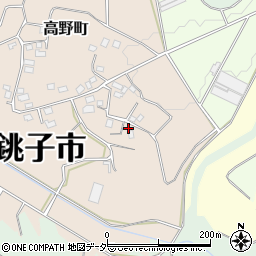 千葉県銚子市高野町46周辺の地図