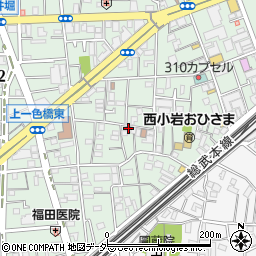 東京都江戸川区西小岩1丁目18-5周辺の地図