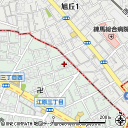 日本銀行江古田家族寮周辺の地図