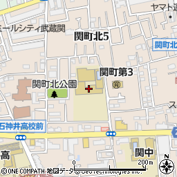 練馬区立関町北小学校周辺の地図