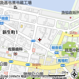 千葉県銚子市新生町1丁目42-14周辺の地図