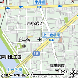 東京都江戸川区西小岩2丁目13-15周辺の地図