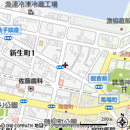 千葉県銚子市新生町1丁目42-19周辺の地図