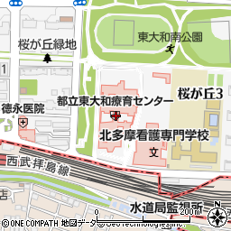 東京都立東大和療育センター周辺の地図