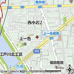 東京都江戸川区西小岩2丁目13-18周辺の地図