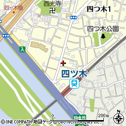 東京都葛飾区四つ木1丁目14-1周辺の地図