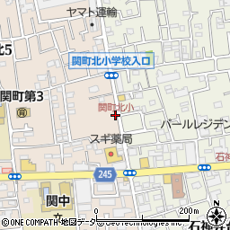関町北小周辺の地図