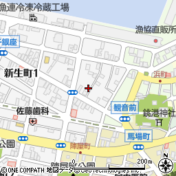 千葉県銚子市新生町1丁目42-12周辺の地図