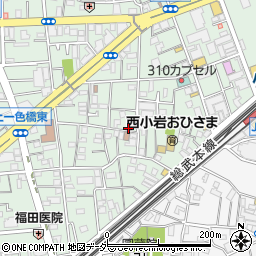 東京都江戸川区西小岩1丁目17-17周辺の地図