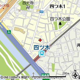 東京都葛飾区四つ木1丁目14-16周辺の地図