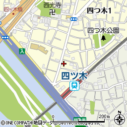 東京都葛飾区四つ木1丁目14-2周辺の地図