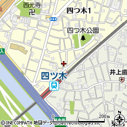 東京都葛飾区四つ木1丁目15-2周辺の地図