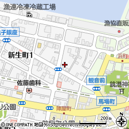 千葉県銚子市新生町1丁目42-18周辺の地図