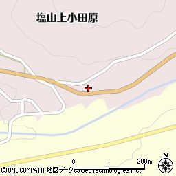 山梨県甲州市塩山上小田原110周辺の地図