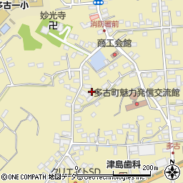 千葉県香取郡多古町多古2475-1周辺の地図