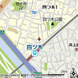 東京都葛飾区四つ木1丁目14-14周辺の地図
