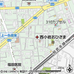 東京都江戸川区西小岩1丁目17-18周辺の地図