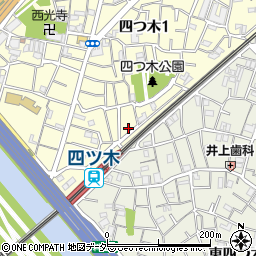 東京都葛飾区四つ木1丁目15-14周辺の地図