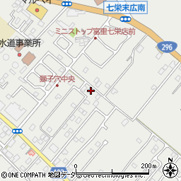 千葉県富里市七栄724-5周辺の地図
