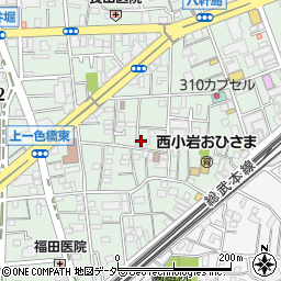 東京都江戸川区西小岩1丁目17-1周辺の地図