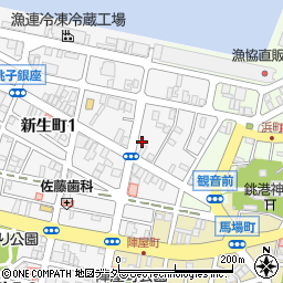 千葉県銚子市新生町1丁目42-31周辺の地図