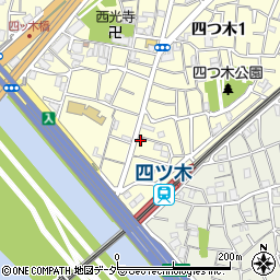 東京都葛飾区四つ木1丁目14-3周辺の地図