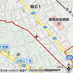 東京都練馬区旭丘1丁目29周辺の地図