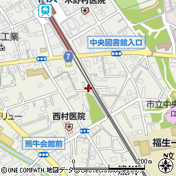 東京都福生市熊川947-15周辺の地図