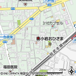 東京都江戸川区西小岩1丁目17-14周辺の地図