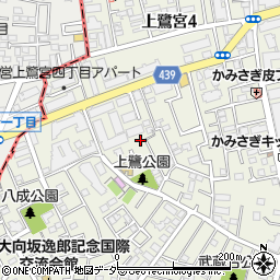 富士見台駅から徒歩5分！akippa♯駐車場周辺の地図