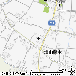 山梨県甲州市塩山藤木1775周辺の地図