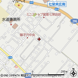 千葉県富里市七栄724-26周辺の地図