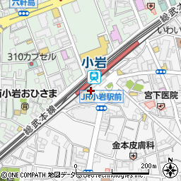 無添くら寿司 小岩駅前店周辺の地図